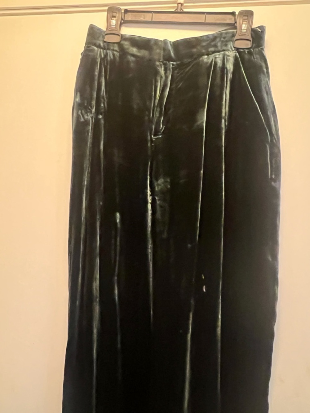 Banana Republic Velvet Pants in Deep Green - Picture 3 of 7